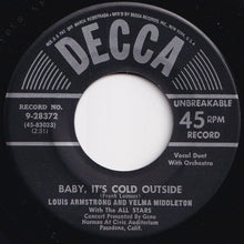 画像をギャラリービューアに読み込む, Louis Armstrong - Baby, It's Cold Outside / That's My Desire (7 inch Record / Used)