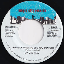 画像をギャラリービューアに読み込む, David Sea - I'm In The Mood / I Really Want To See You Tonight (7 inch Record / Used)