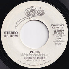 画像をギャラリービューアに読み込む, George Duke - Pluck (Mono) / (Stereo) (7 inch Record / Used)