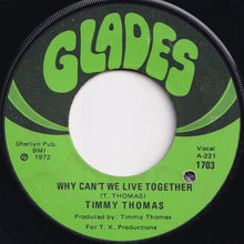 画像をギャラリービューアに読み込む, Timmy Thomas - Why Can't We Live Together / Funky Me (7 inch Record / Used)