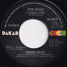 画像をギャラリービューアに読み込む, Tyrone Davis - Without You In My Life / How Could I Forget You (7 inch Record / Used)