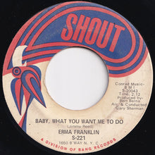 画像をギャラリービューアに読み込む, Erma Franklin - Piece Of My Heart / Baby What You Want Me To Do (7 inch Record / Used)