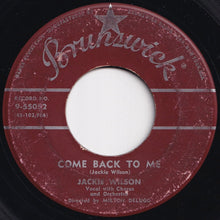 画像をギャラリービューアに読み込む, Jackie Wilson - Come Back To Me / To Be Loved (7 inch Record / Used)
