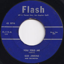 画像をギャラリービューアに読み込む, Gus Jinkins And Orchestra - You Told Me / Tricky (7 inch Record / Used)