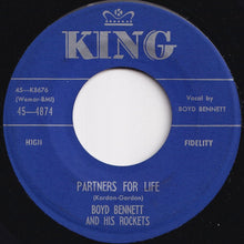 画像をギャラリービューアに読み込む, Boyd Bennett And His Rockets - Right Around The Corner / Partners For Life (7 inch Record / Used)