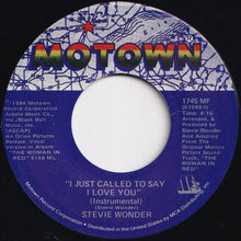 画像をギャラリービューアに読み込む, Stevie Wonder - I Just Called To Say I Love You / (Instrumental) (7 inch Record / Used)