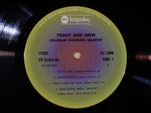 画像をギャラリービューアに読み込む, Coleman Hawkins - Today And Now (Gatefold LP-Vinyl Record/Used)