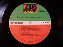 画像をギャラリービューアに読み込む, Solomon Burke - The Best Of Solomon Burke (LP-Vinyl Record/Used)