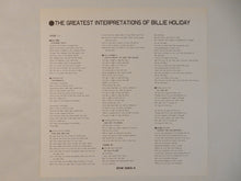 画像をギャラリービューアに読み込む, Billie Holiday - The Greatest Interpretations Of Billie Holiday - Complete Edition (2LP-Vinyl Record/Used)