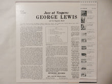 画像をギャラリービューアに読み込む, George Lewis - Jazz At Vespers (LP-Vinyl Record/Used)