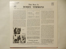 画像をギャラリービューアに読み込む, Bobby Timmons - This Here Is Bobby Timmons (LP-Vinyl Record/Used)