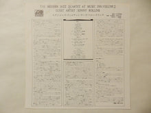 画像をギャラリービューアに読み込む, Modern Jazz Quartet, Sonny Rollins - The Modern Jazz Quartet At Music Inn — Volume 2 (LP-Vinyl Record/Used)
