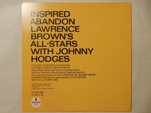 画像をギャラリービューアに読み込む, Lawrence Brown, Johnny Hodges - Inspired Abandon (Gatefold LP-Vinyl Record/Used)