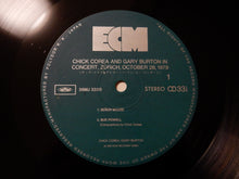 画像をギャラリービューアに読み込む, Chick Corea, Gary Burton - In Concert, Zürich, October 28, 1979 (2LP-Vinyl Record/Used)