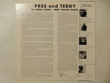 画像をギャラリービューアに読み込む, Lester Young, Teddy Wilson - Pres And Teddy (LP-Vinyl Record/Used)