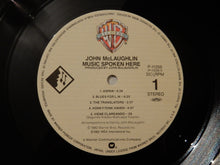 画像をギャラリービューアに読み込む, John McLaughlin - Music Spoken Here (LP-Vinyl Record/Used)