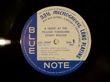 Load image into Gallery viewer, Sonny Rollins A Night At The "Village Vanguard" Blue Note LNJ-70097
