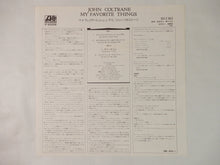 画像をギャラリービューアに読み込む, John Coltrane My Favorite Things Atlantic P-6030A