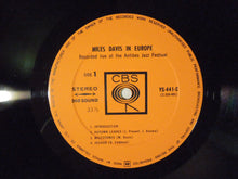 画像をギャラリービューアに読み込む, Miles Davis - Miles Davis in Europe (LP-Vinyl Record/Used)