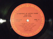 画像をギャラリービューアに読み込む, Lester Young - A Portrait Of Lester Young 1936-1940 (LP-Vinyl Record/Used)