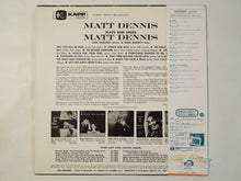 画像をギャラリービューアに読み込む, Matt Dennis - Plays And Sings Matt Denis (LP-Vinyl Record/Used)