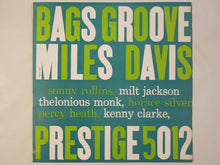 画像をギャラリービューアに読み込む, Miles Davis - Bags Groove (LP-Vinyl Record/Used)