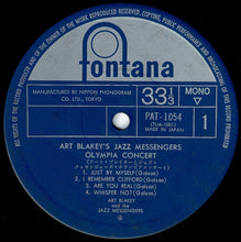 画像をギャラリービューアに読み込む, Art Blakey's Jazz Messengers - Olympia Concert (LP Record / Used)