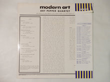 画像をギャラリービューアに読み込む, Art Pepper Quartet Modern Art Blue Note LNJ-70080