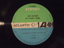 画像をギャラリービューアに読み込む, John Coltrane My Favorite Things Atlantic P-7505A
