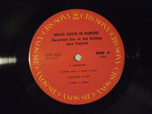 画像をギャラリービューアに読み込む, Miles Davis Miles Davis In Europe CBS/Sony 18AP 2061