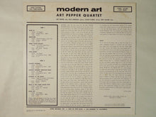 画像をギャラリービューアに読み込む, Art Pepper Quartet Modern Art Intro Records GXF 3129