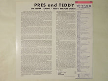 画像をギャラリービューアに読み込む, The Lester Young-Teddy Wilson Quartet Pres And Teddy Verve Records 20MJ 0025