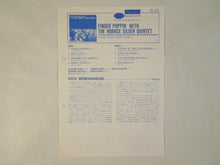 画像をギャラリービューアに読み込む, The Horace Silver Quintet - Finger Poppin' With The Horace Silver Quintet (LP-Vinyl Record/Used)