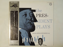 画像をギャラリービューアに読み込む, Lester Young - The President Plays With The Oscar Peterson Trio (LP-Vinyl Record/Used)