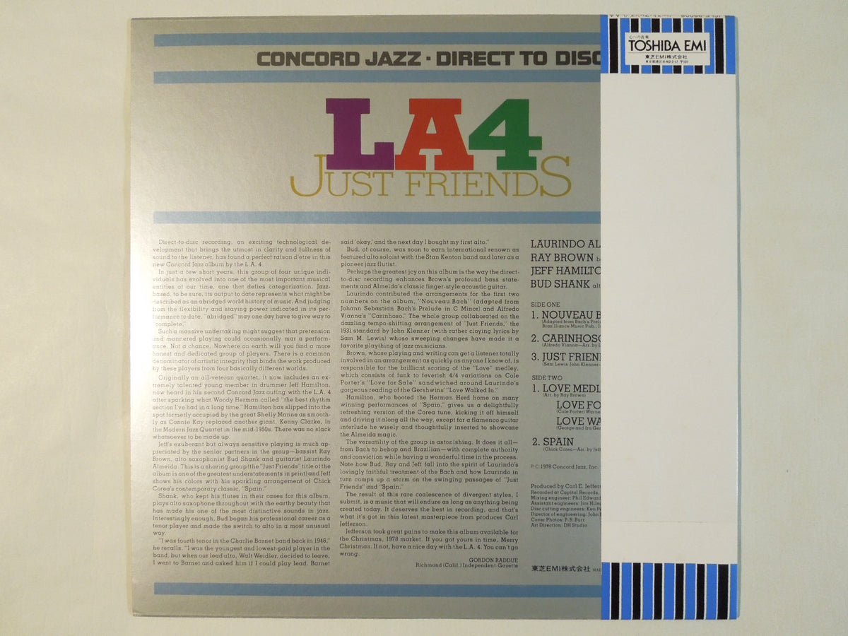 L.A. 4 - Just Friends (LP-Vinyl Record/Used) – Solidity Records