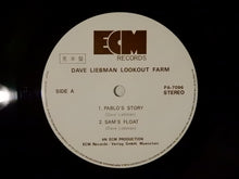 画像をギャラリービューアに読み込む, Dave Liebman Lookout Farm ECM Records PA-7096