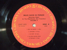 画像をギャラリービューアに読み込む, Miles Davis - In Person, Saturday Nights At The Blackhawk, San Francisco, Volume II (LP-Vinyl Record/Used)