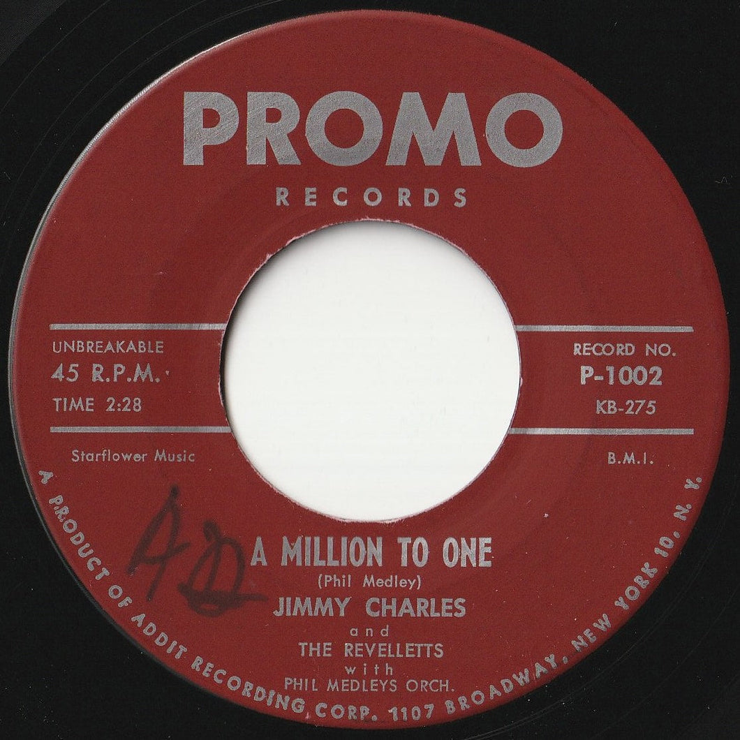 Jimmy Charles, Revelletts - A Million To One / Hop Scotch Hop (7 inch Record / Used)