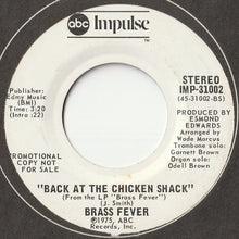 画像をギャラリービューアに読み込む, Brass Fever - Lady Marmalade / Back At The Chicken Shack (7 inch Record / Used)

