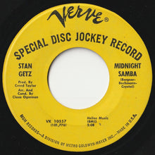 画像をギャラリービューアに読み込む, Stan Getz - Midnight Samba / Once (7 inch Record / Used)
