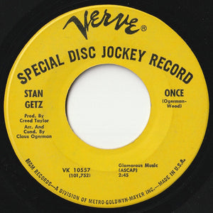 Stan Getz - Midnight Samba / Once (7 inch Record / Used)