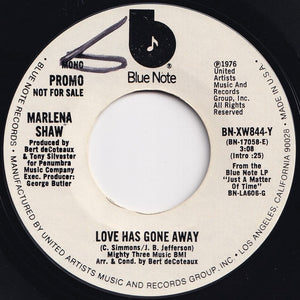 Marlena Shaw - Love Has Gone Away (Mono) / (Stereo) (7 inch Record / Used)