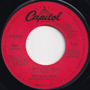 Natalie Cole - Someone That I Used To Love / Don't Look Back (7 inch Record / Used)