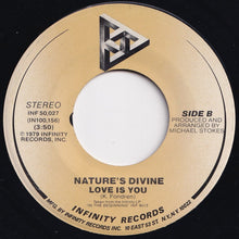 画像をギャラリービューアに読み込む, Nature&#39;s Divine - I Just Can&#39;t Control Myself / Love Is You (7 inch Record / Used)
