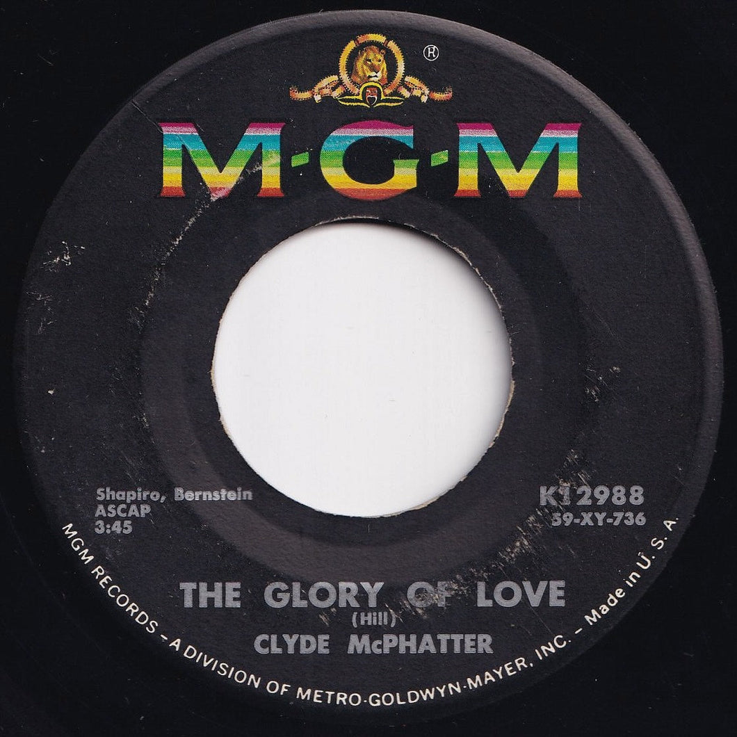 Clyde McPhatter - The Glory Of Love / Take A Step (7 inch Record / Used)