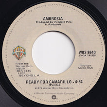 画像をギャラリービューアに読み込む, Ambrosia - How Much I Feel / Ready For Camarillo (7 inch Record / Used)
