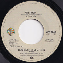 画像をギャラリービューアに読み込む, Ambrosia - How Much I Feel / Ready For Camarillo (7 inch Record / Used)
