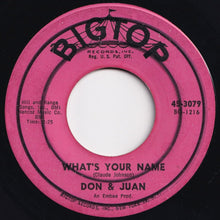 Load image into Gallery viewer, Don &amp; Juan - What&#39;s Your Name / Chicken Necks (7 inch Record / Used)
