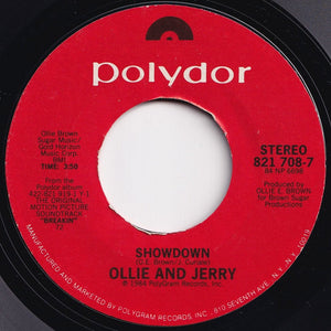 Ollie And Jerry - Breakin'... There's No Stopping Us / Showdown (7 inch Record / Used)