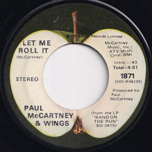 Load image into Gallery viewer, Paul McCartney &amp; Wings - Jet / Let Me Roll It (7 inch Record / Used)
